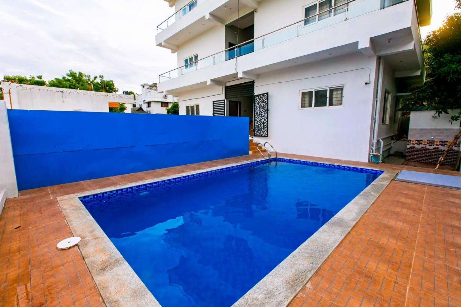 Dreamland Retreat With Swimming Pool Apartment Kottakuppam Bagian luar foto